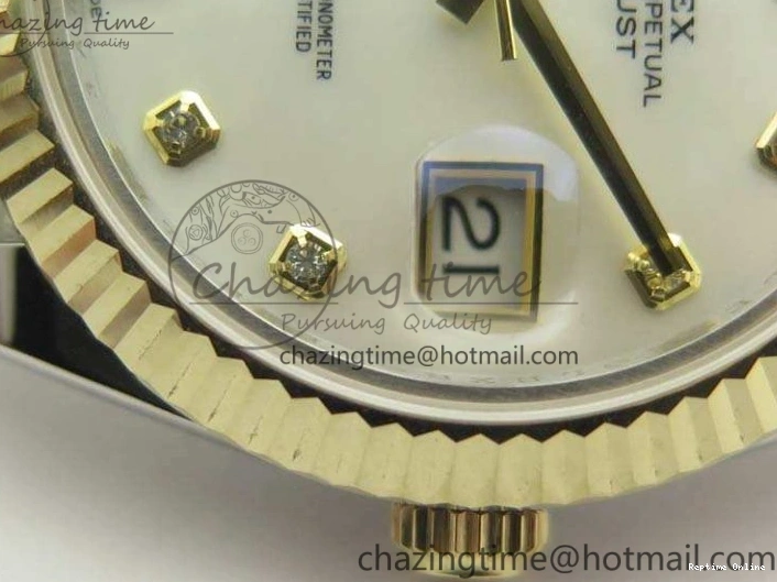 0210 DateJust II 41mm 14K YG Wrapped BP Maker Best Edition White MOP Dial On Jubilee Bracelet A Versatile 3476